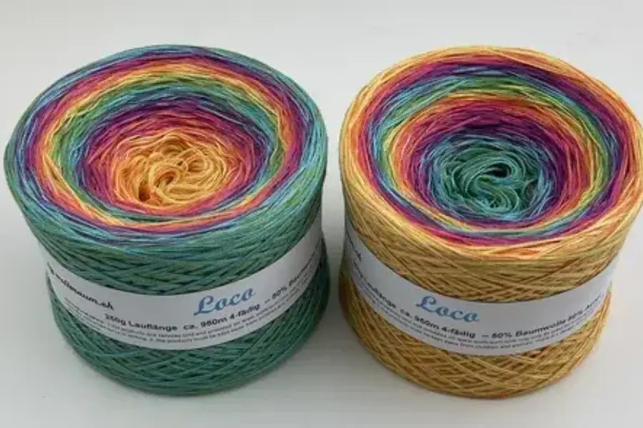 multicolor sport yarn